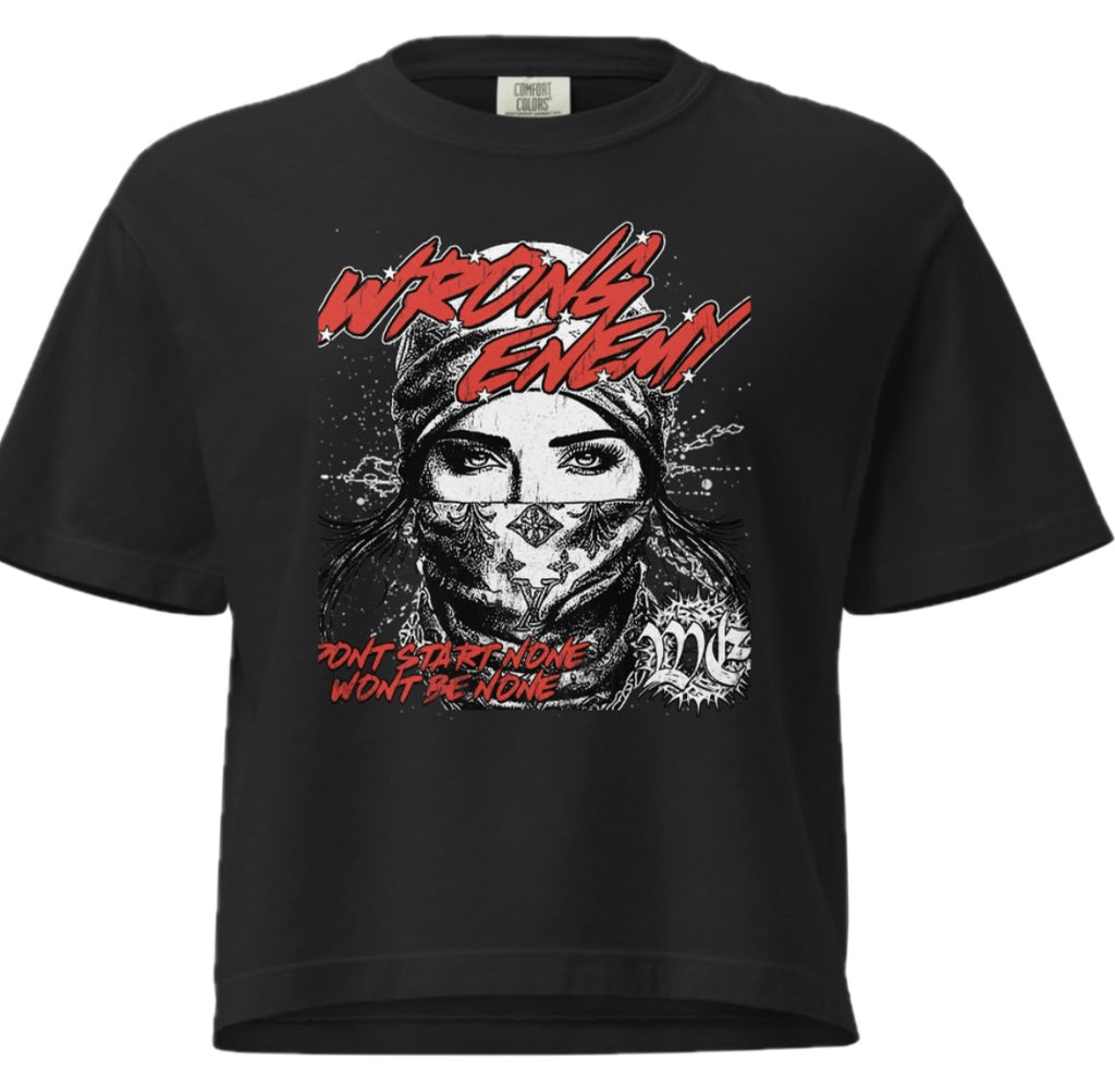 Mystery Woman  crop tops