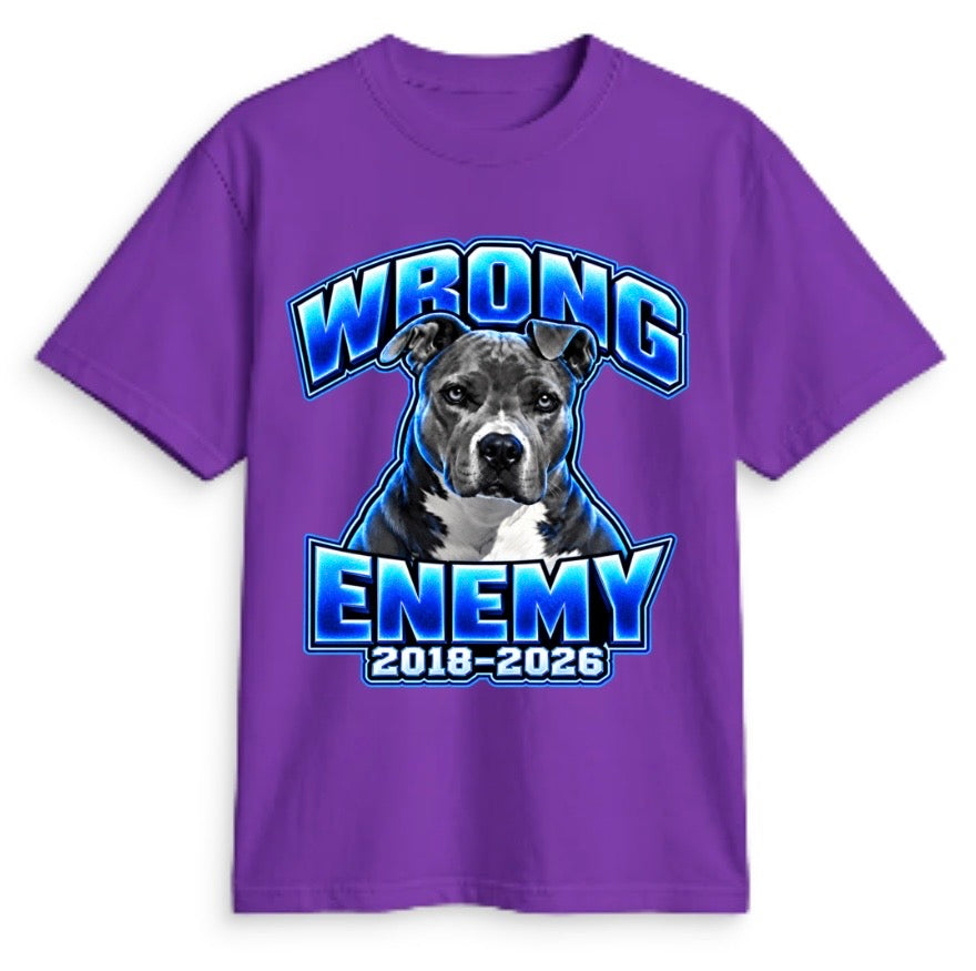 Wrong Enemy LA LA Memorial Tee — 2018–2026 💙