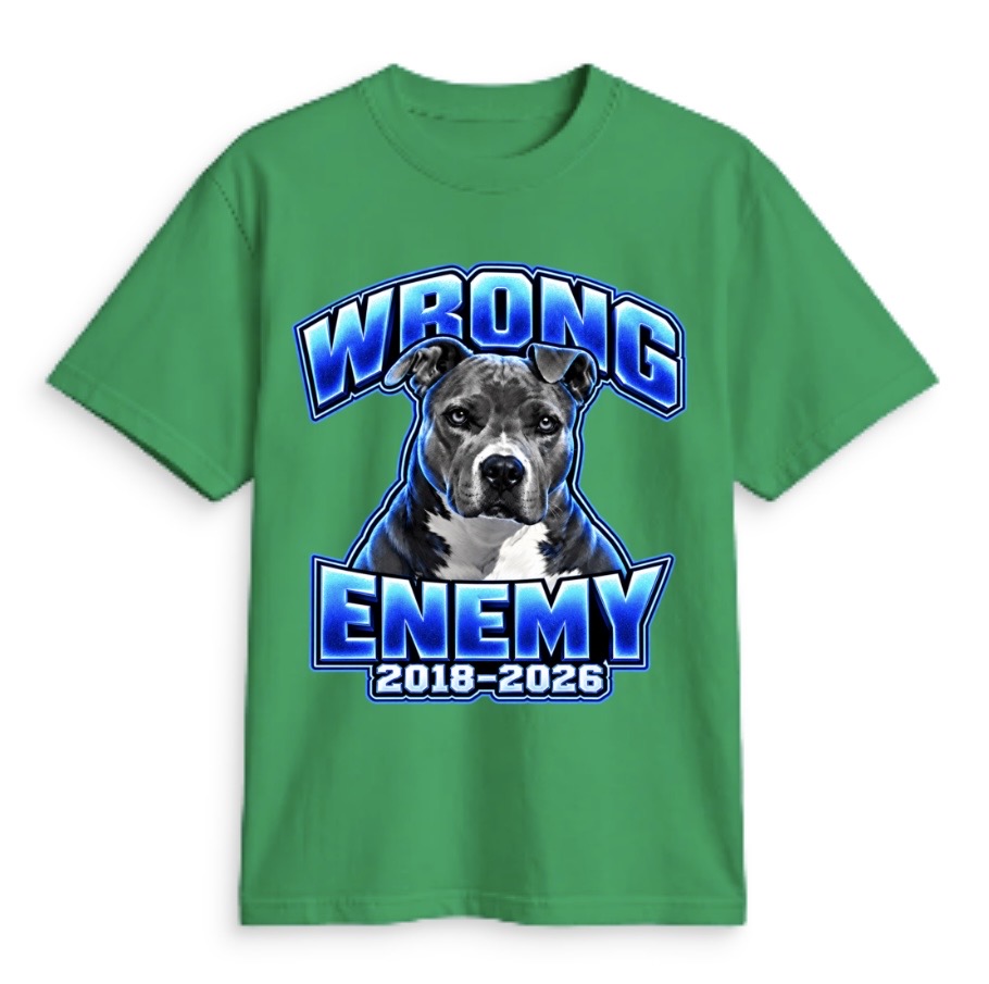 Wrong Enemy LA LA Memorial Tee — 2018–2026 💙