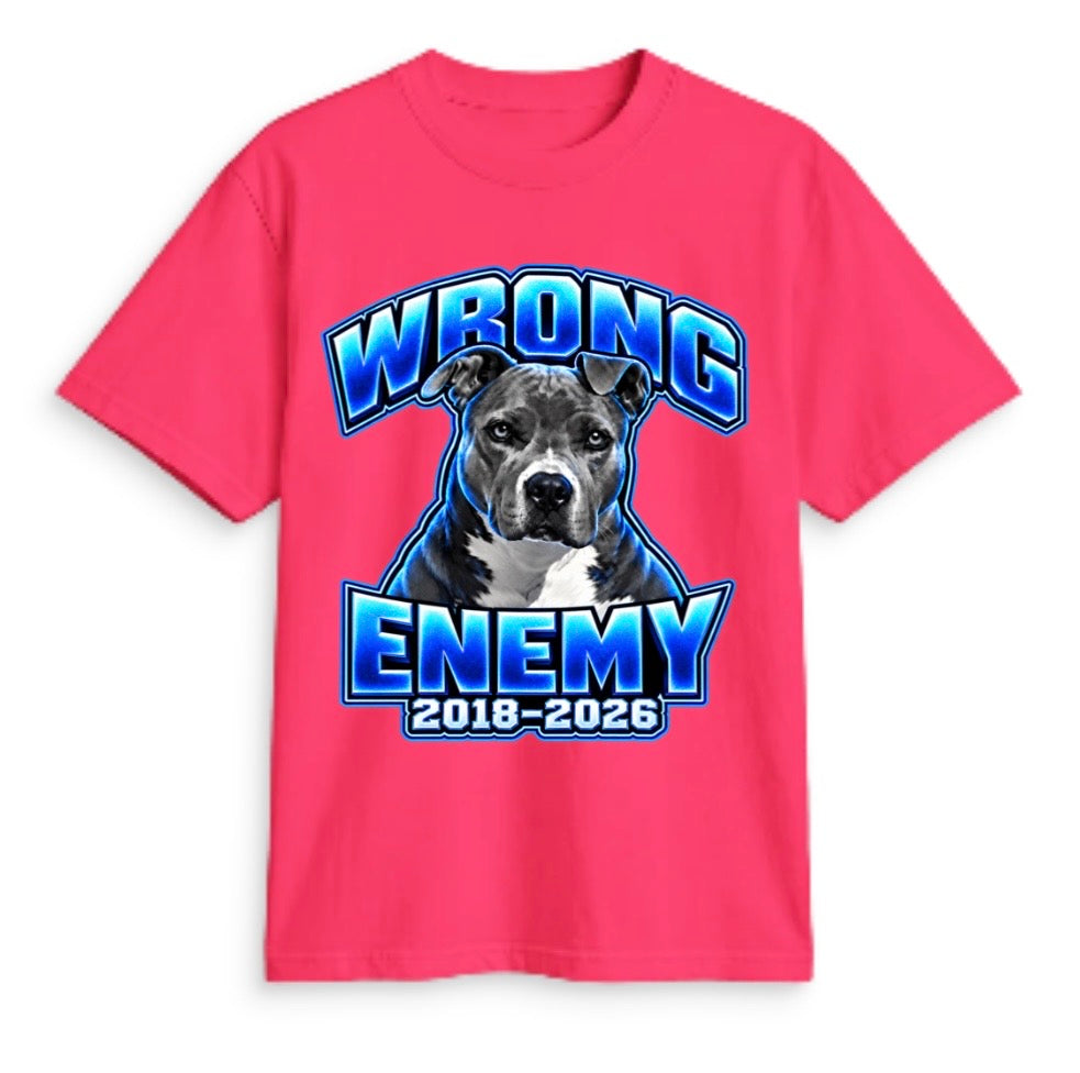 Wrong Enemy LA LA Memorial Tee — 2018–2026 💙