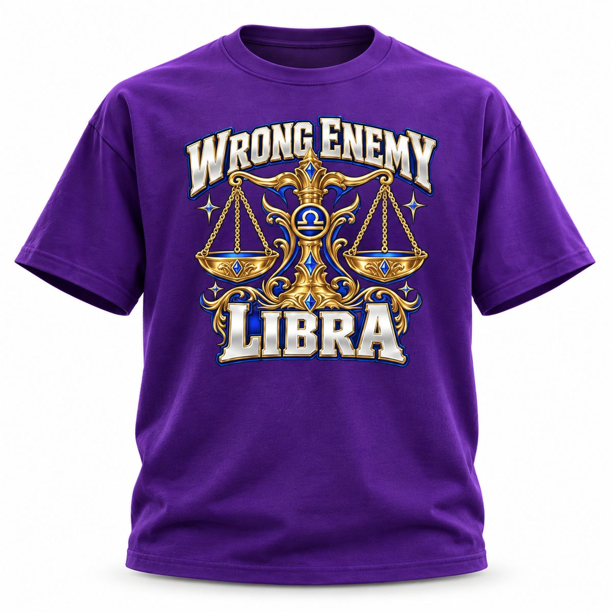 Wrong Enemy Libra Zodiac T-shirt