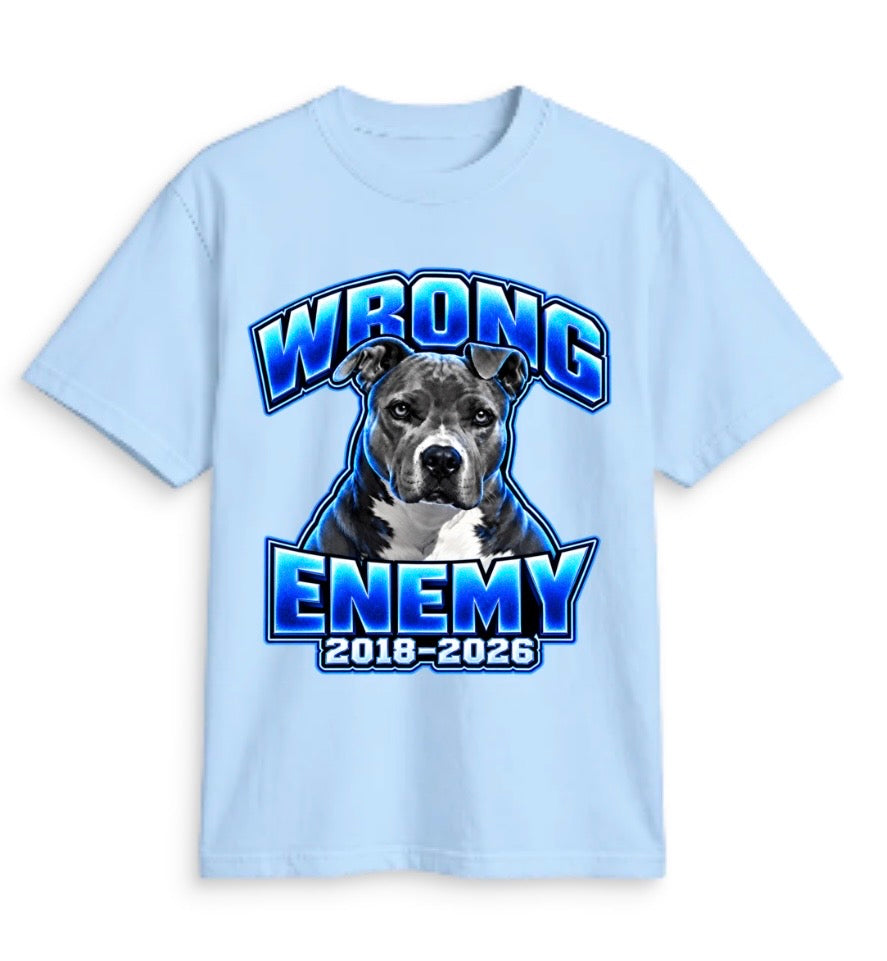 Wrong Enemy LA LA Memorial Tee — 2018–2026 💙
