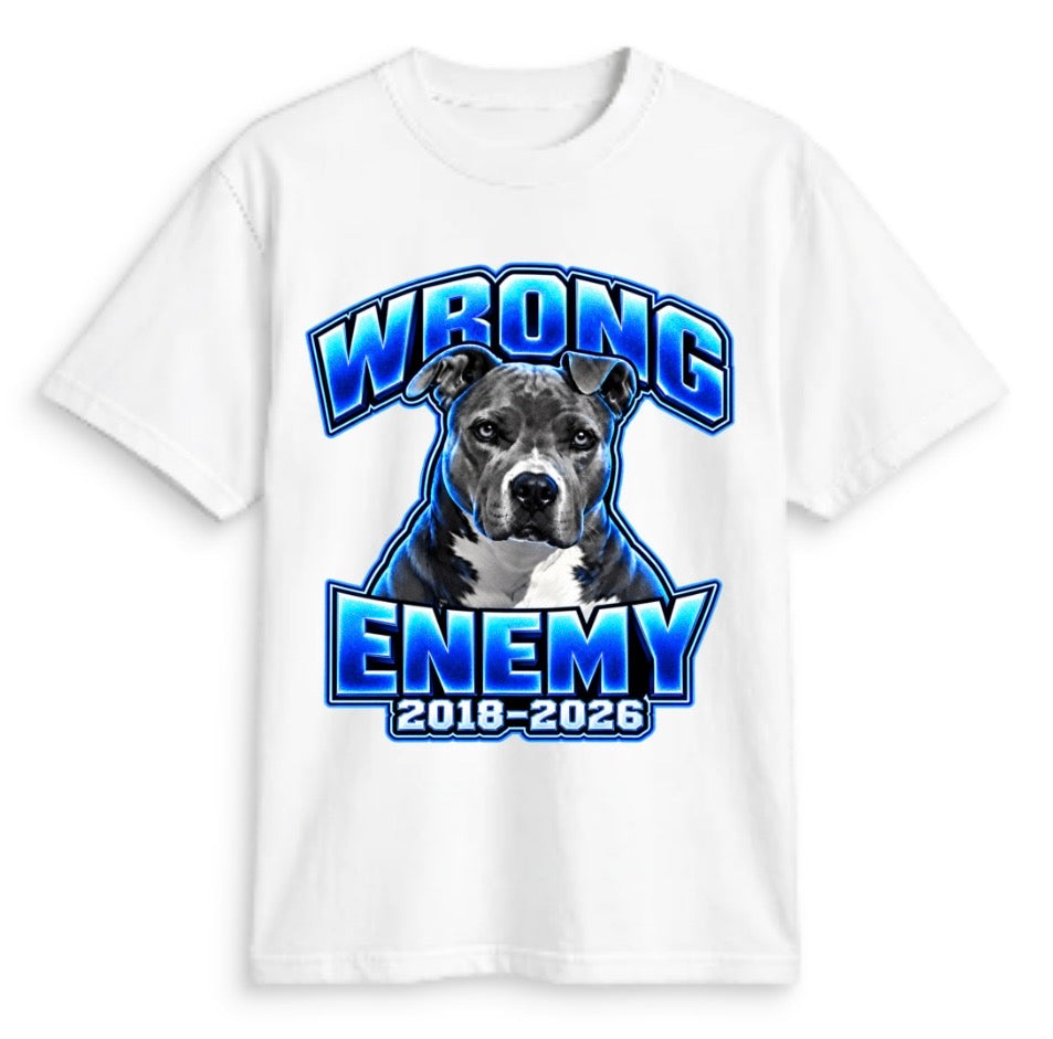 Wrong Enemy LA LA Memorial Tee — 2018–2026 💙