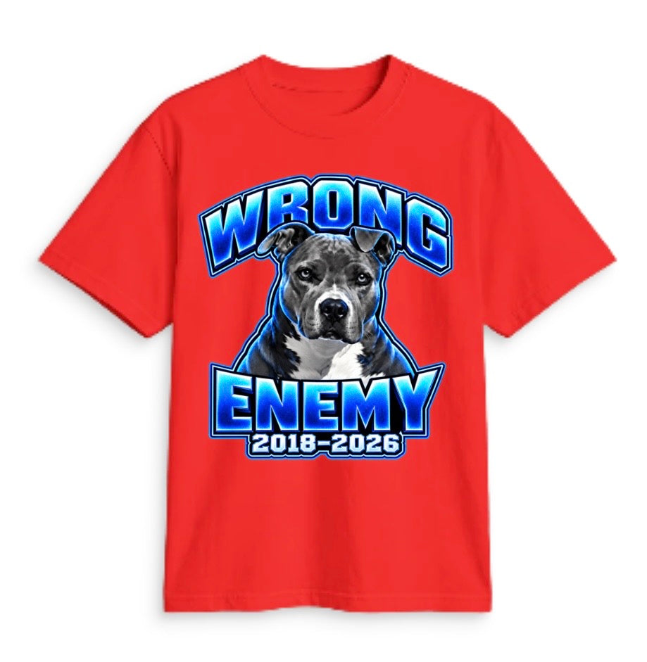 Wrong Enemy LA LA Memorial Tee — 2018–2026 💙